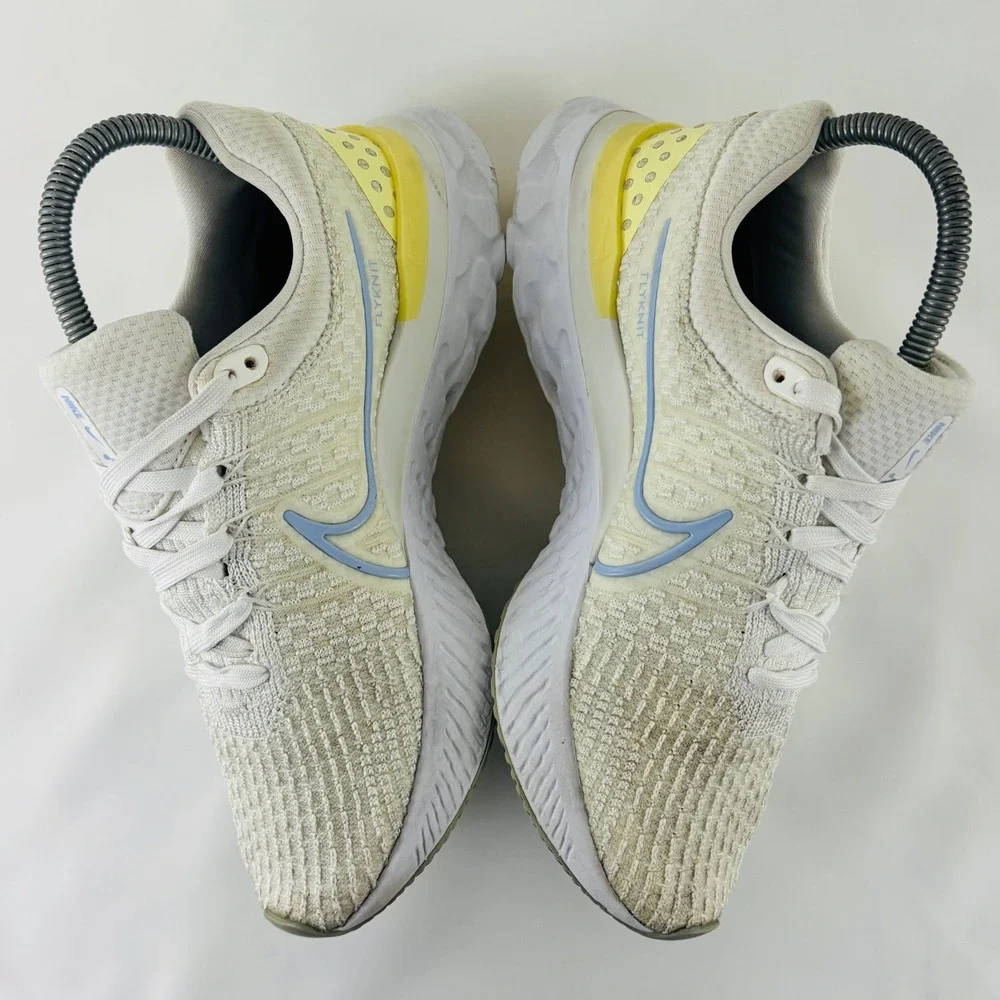Nike React Infinity Run Flyknit 3 'White Light Marine' DD3024-100 Women's Sz 7.5